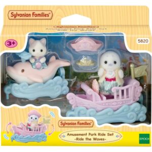 Puffy y Cara solquen les ones - Sylvanian Families