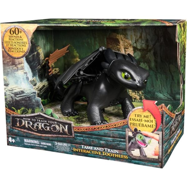 Dragón Toothless Interactivo Doma y Entrena