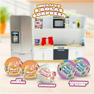 MINI WORLD PLAYSET COCINA CON 5 BOLAS