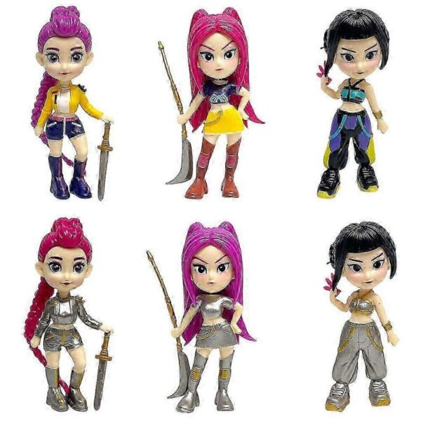 Pack de 6 figures de les Guerreres K-POP
