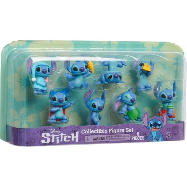 Pack de 8 figures de Stitch