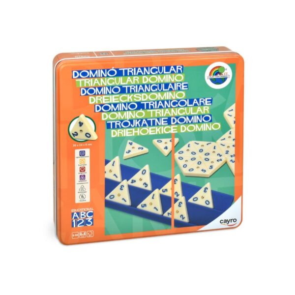 DOMINO TRIANGULAR METAL BOX