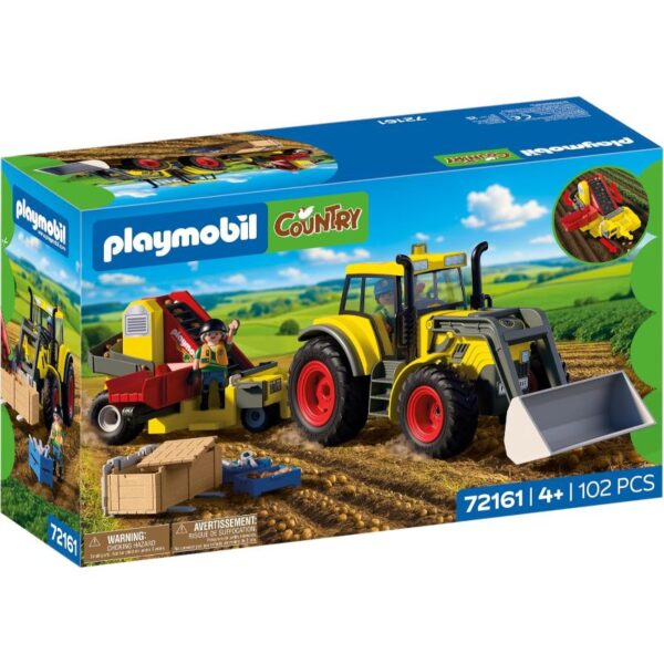 Tractor grande con Recolectora de Patatas 72161
