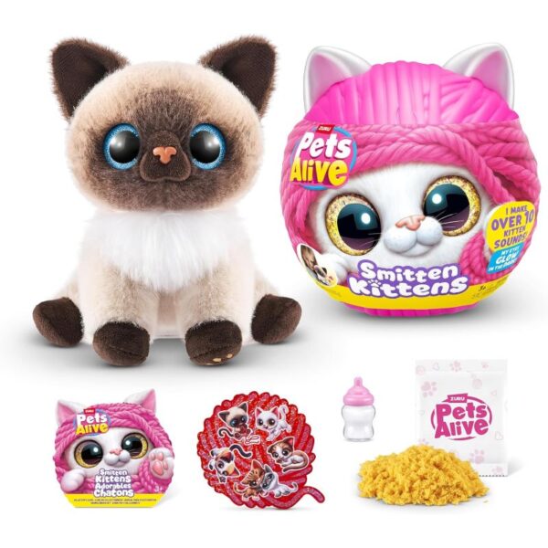 Gatito de peluche interactivo Smitten Kittens Pets Alive