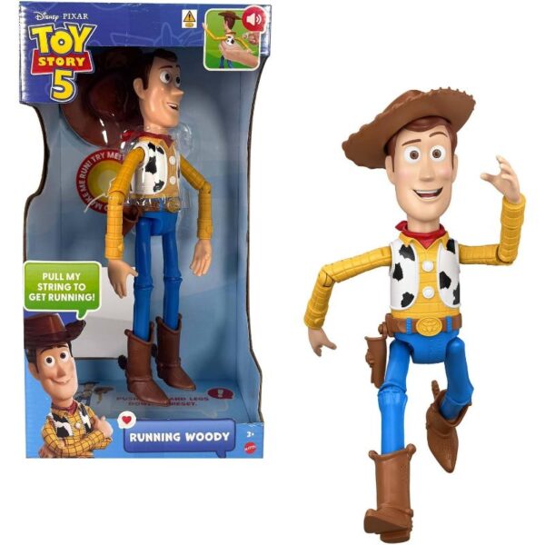 Toy Story 5 - Figura Deluxe Woody Corredor i Parlanchín